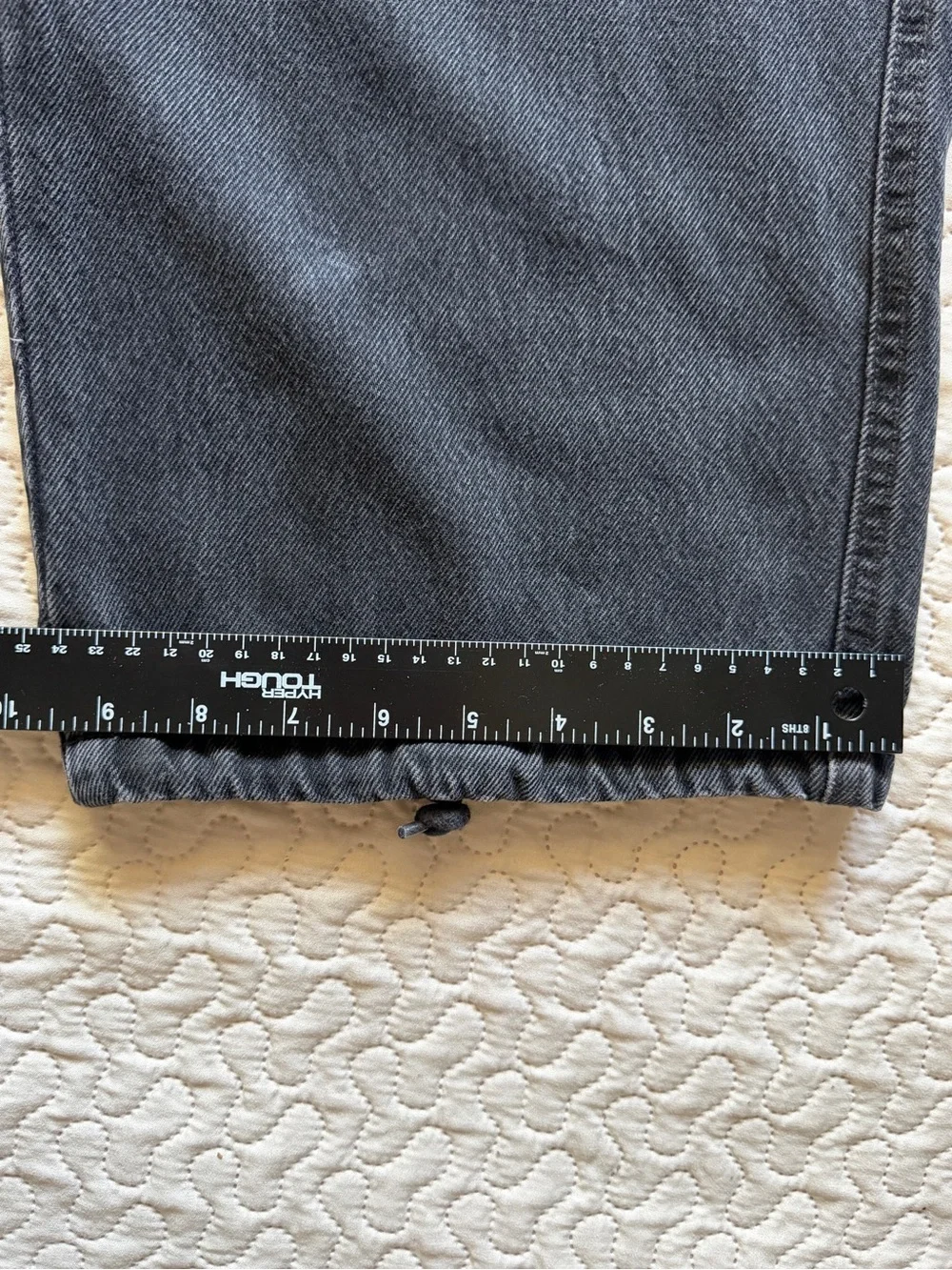Levi's ‘94 Baggy 29x28 (fits 29-31) Wide Leg CargoBlack Wash Relaxed Fit Jeans